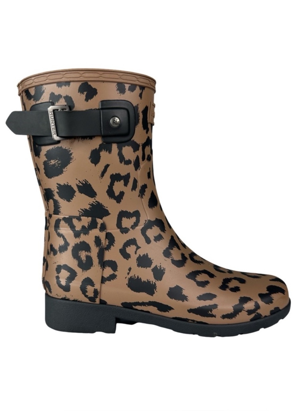 Hunter Original Refined Leopard Print Rain Boots NEW